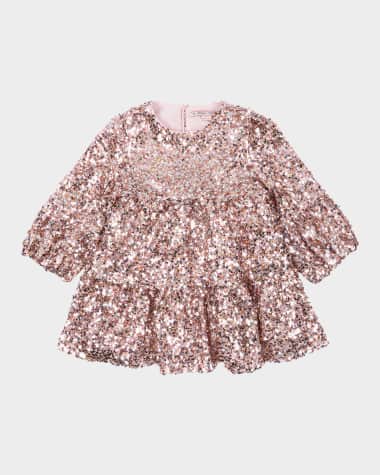 Konges Slojd Girl's Lila Sequin Dress, Size 18M-10