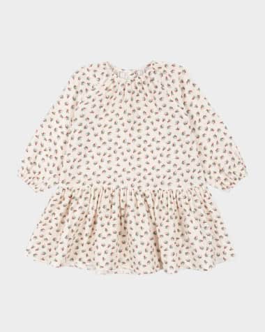 Konges Slojd Girl's Coco Heart-Print Dress, Size 12M-8