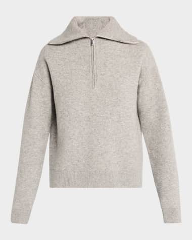 Derek Lam 10 Crosby Samuel Reversible Quarter-Zip Sweater