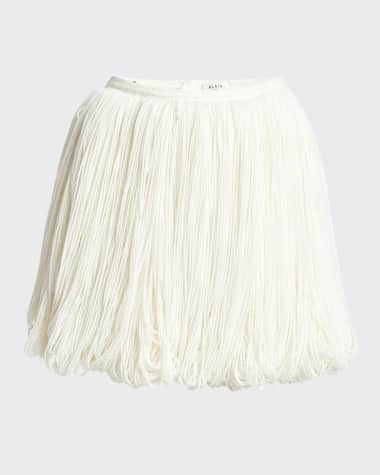 ALAIA Fringe Bubble Mini Skirt