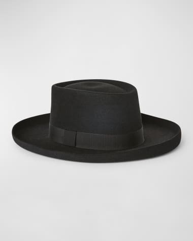 Loro Piana Ofelia Rabbit Felt & Cashmere Fedora