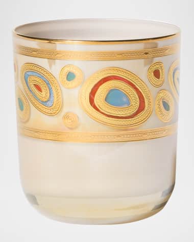 Vietri Regalia Double Old-Fashioned Glass, 8 oz.