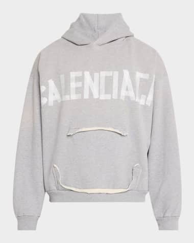 Balenciaga Men's Ripped Pocket Hoodie