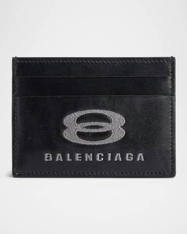 Balenciaga Men's Unity Leather Card Holder
