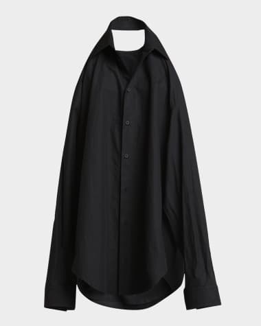 Balenciaga Suspended Poplin Shirtdress