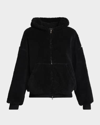 Balenciaga Outerwear Zip Up Hoodie