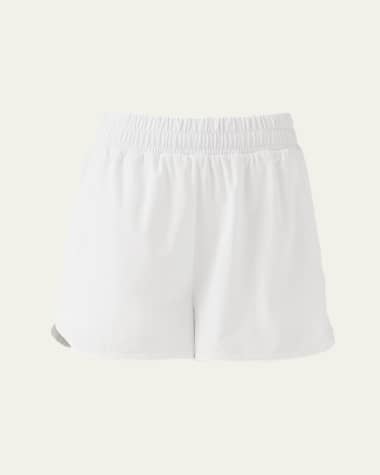 Beyond Yoga Stretch Woven In Stride Lined Shorts