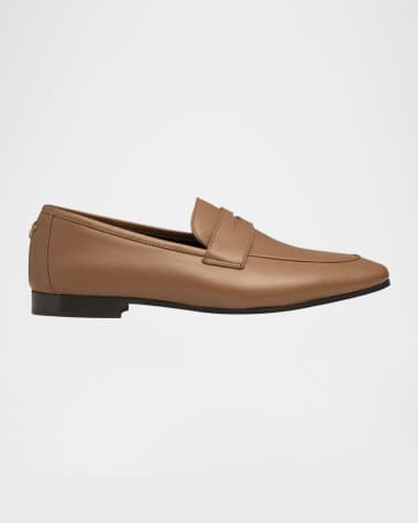 Bougeotte Flaneur Leather Penny Loafers
