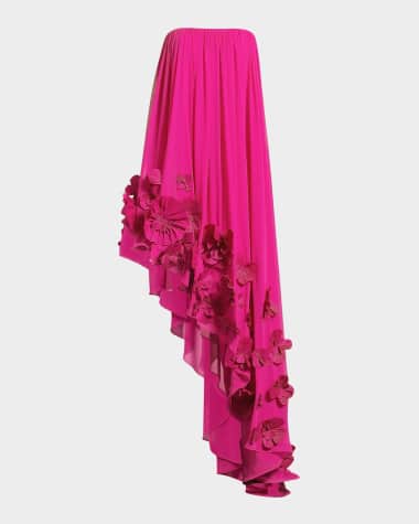 One33 Social Strapless High-Low Trapeze Gown