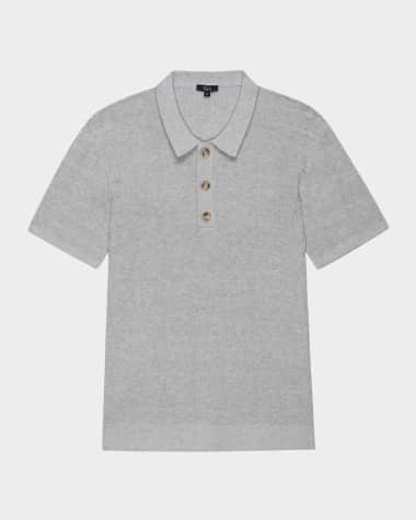 Rails Men's Nathan Jacquard Polo Shirt