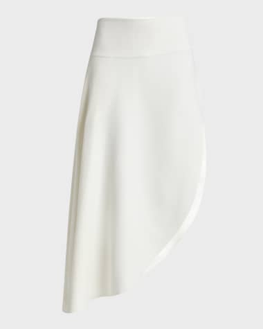 ALAIA Fluid Asymmetric Skirt