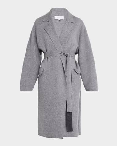 La Ligne Double-Faced Knit Cardigan Coat