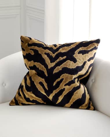 D.V. KAP Home Zoolander Tiger-Print Decorative Pillow, 24" Square