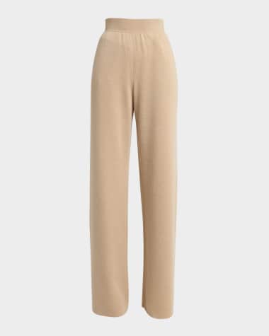 Loro Piana Cocooning Delicate Cashmere-Silk Trousers