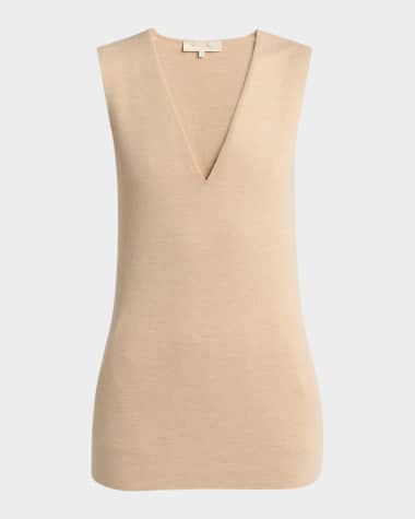 Loro Piana Cocooning Delicate Cashmere-Silk Tank Top
