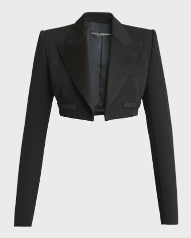 Dolce&Gabbana Crop Tuxedo Jacket