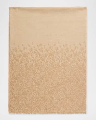 Loro Piana Printed Cashmere-Silk Scarf
