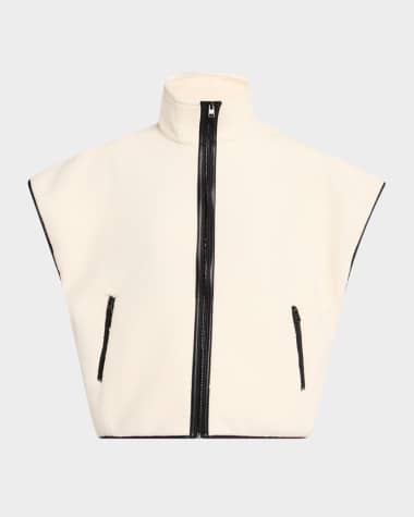 LaMarque Eudora Polar Fleece Short-Sleeve Jacket