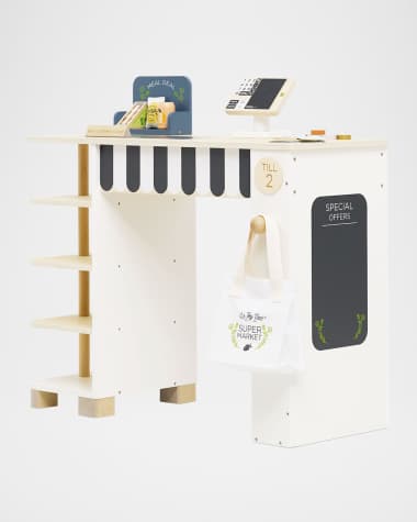 Le Toy Van Supermarket Till Checkout & Accessories Play Set