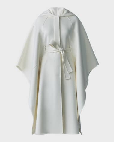 Mackage Kirstyn Double-Face Wool Cape Coat