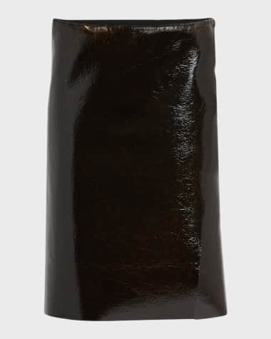Philosophy di Lorenzo Serafini Coated Canvas Skirt
