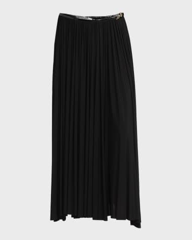 Philosophy di Lorenzo Serafini Fluid Jersey Belted Wrap Skirt