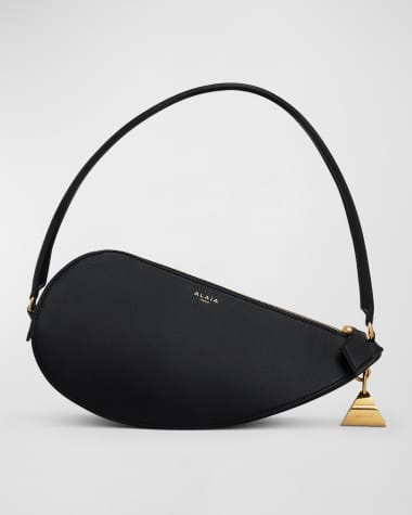 ALAIA Le Demi Goat Leather Shoulder Bag