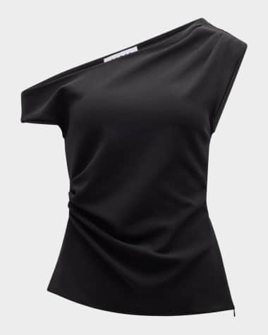 Tanya Taylor Gio One-Shoulder Top