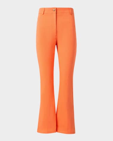Akris punto Cali Kickflare Crop Denim Pants