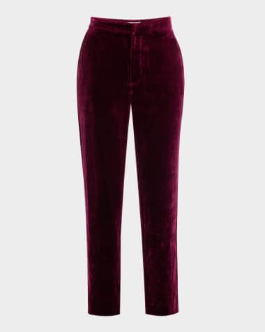 L'Agence Rebel Velvet Trousers