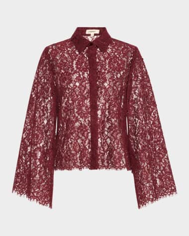 L'Agence Carter Lace Blouse