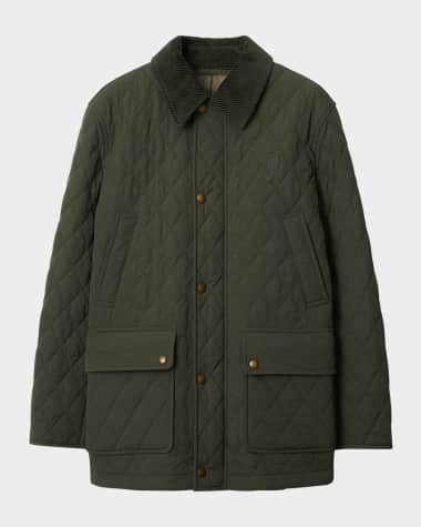 Burberry Quilted Fitted Barn Jacket