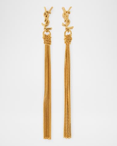Saint Laurent YSL Tassel Earrings