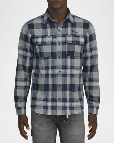 PRPS Men's Big Sky Plaid Button-Down Shirt