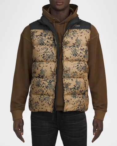PRPS Men's Winter Park Camo Puffer Vest