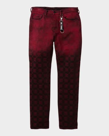 PRPS Men's Purgatory Monogram Denim Jeans