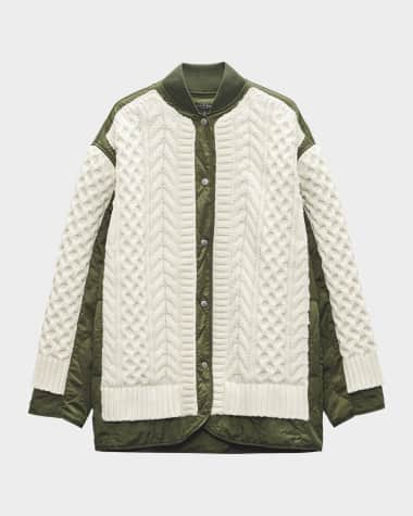 Rag & Bone Winnie Mixed Media Jacket