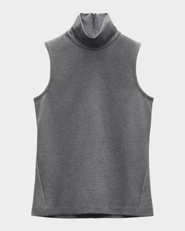 Rag & Bone Irina Ponte Turtleneck Tank Top