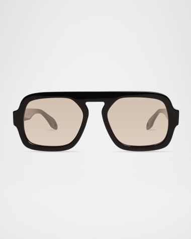 Elisa Johnson Jane Polarized Acetate Aviator Sunglasses
