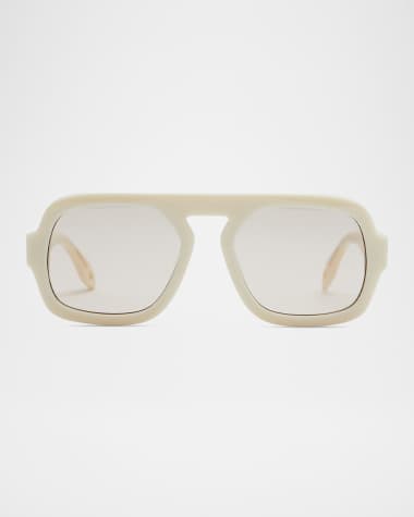 Elisa Johnson Jane Acetate Aviator Sunglasses