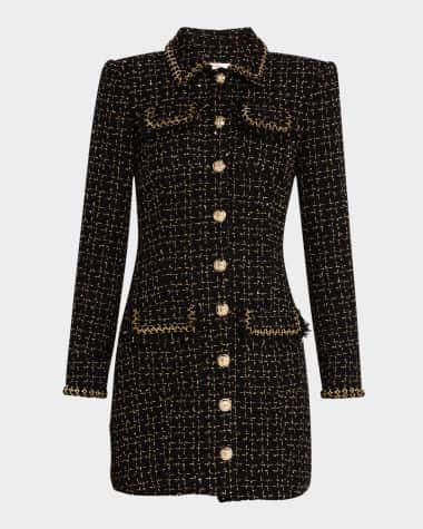 Cinq a Sept Sasha Tweed Blazer Mini Dress