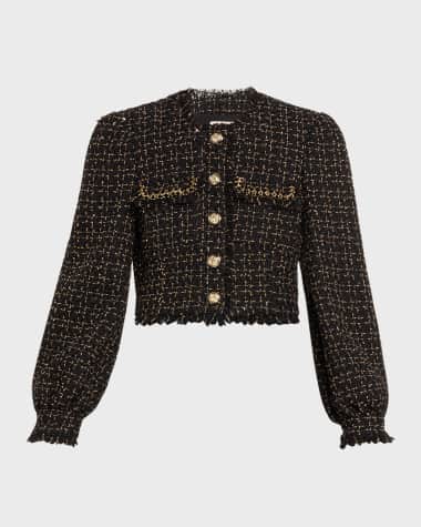 Cinq a Sept Bess Cropped Tweed Jacket
