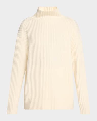 Lela Rose Rhinestone Turtleneck Sweater