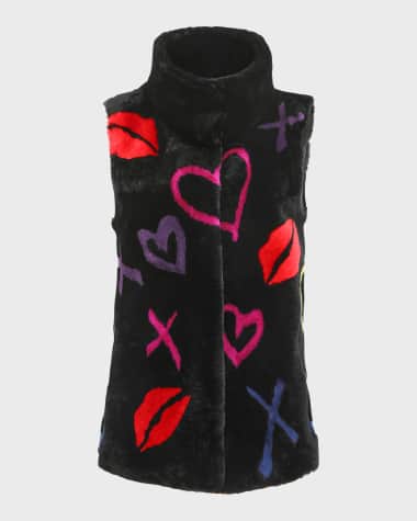 Gorski Reversible Shearling Lamb Vest