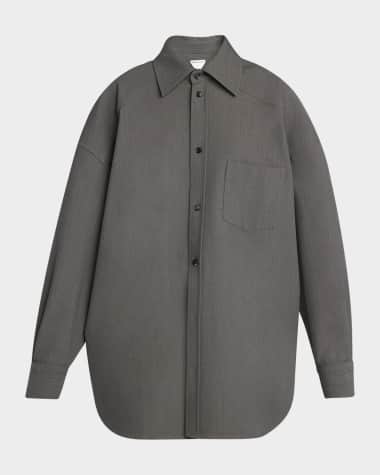Bottega Veneta Wool-Blend Buttoned Shirt