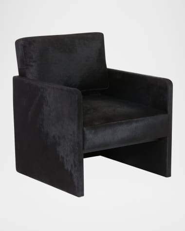 Arteriors Devine Hair on Hide Lounge Chair
