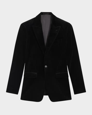 Theory Men's Chambers Velvet Sport Coat