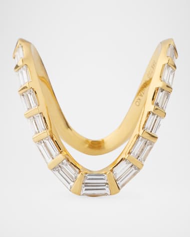 Anita Ko Ulla 18K Yellow Gold Baguette Diamond Ring, 1.30tcw