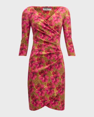 Chiara Boni La Petite Robe Emerentienne Floral-Print Bodycon Mini Dress