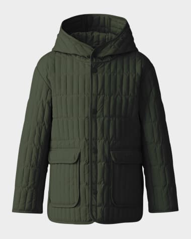 Mackage Kid's Spencer Light Down Vertically Quilted Jacket, Size 2-6